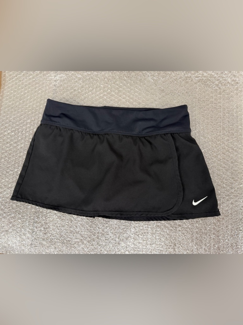 Nike Black Performance Skort with Swoosh Small